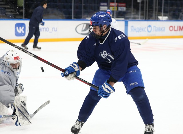 18.11.2025. Тренировка перед матчем с «Атлантом» на льду ВТБ Арены