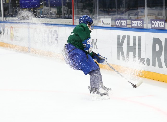 18.11.2025. Тренировка перед матчем с «Атлантом» на льду ВТБ Арены