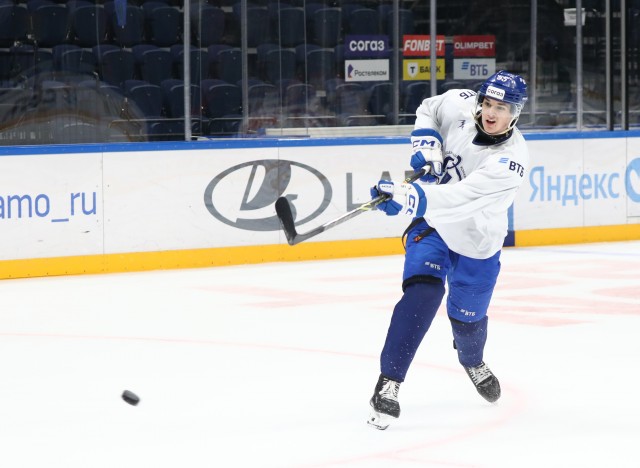 18.11.2025. Тренировка перед матчем с «Атлантом» на льду ВТБ Арены