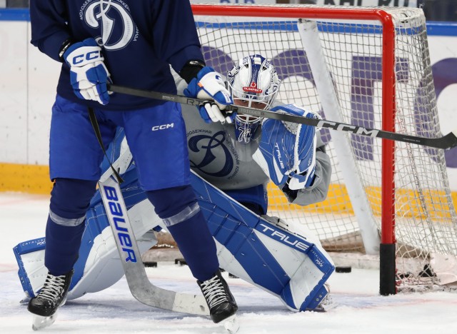 18.11.2025. Тренировка перед матчем с «Атлантом» на льду ВТБ Арены