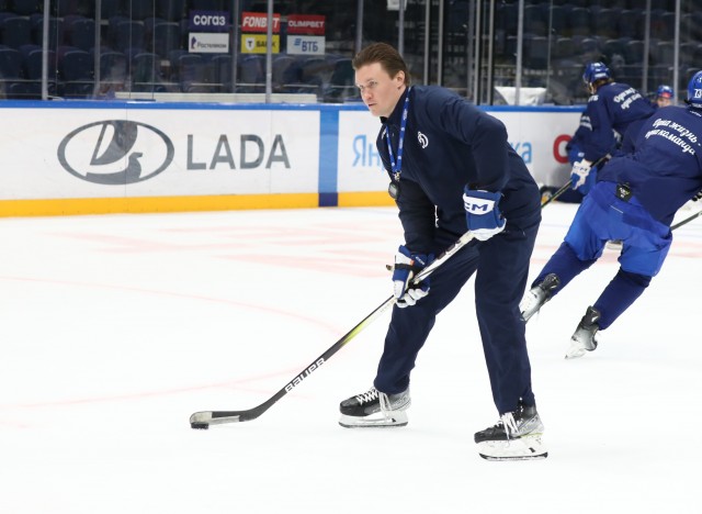 18.11.2025. Тренировка перед матчем с «Атлантом» на льду ВТБ Арены