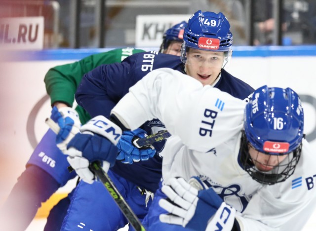 18.11.2025. Тренировка перед матчем с «Атлантом» на льду ВТБ Арены