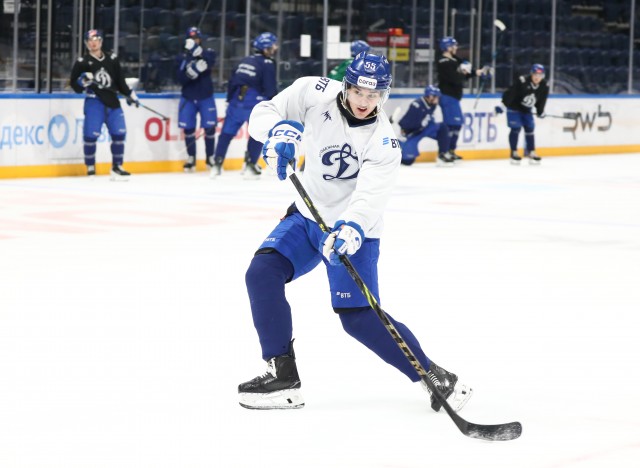 18.11.2025. Тренировка перед матчем с «Атлантом» на льду ВТБ Арены