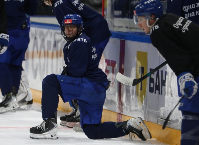 18.11.2025. Тренировка перед матчем с «Атлантом» на льду ВТБ Арены