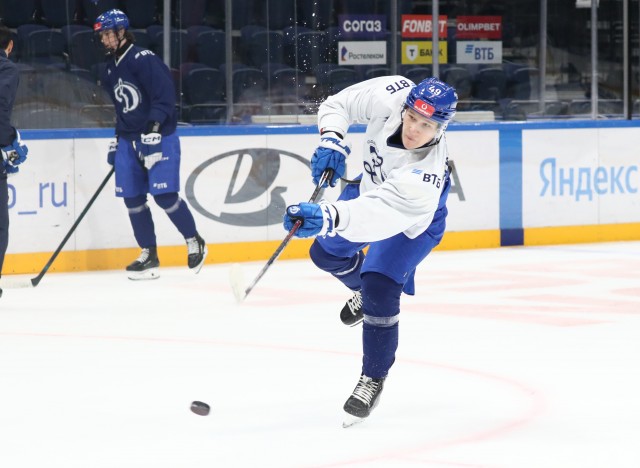 18.11.2025. Тренировка перед матчем с «Атлантом» на льду ВТБ Арены