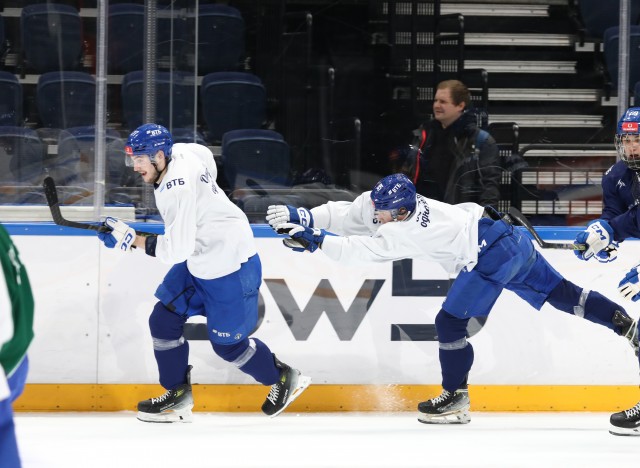 18.11.2025. Тренировка перед матчем с «Атлантом» на льду ВТБ Арены