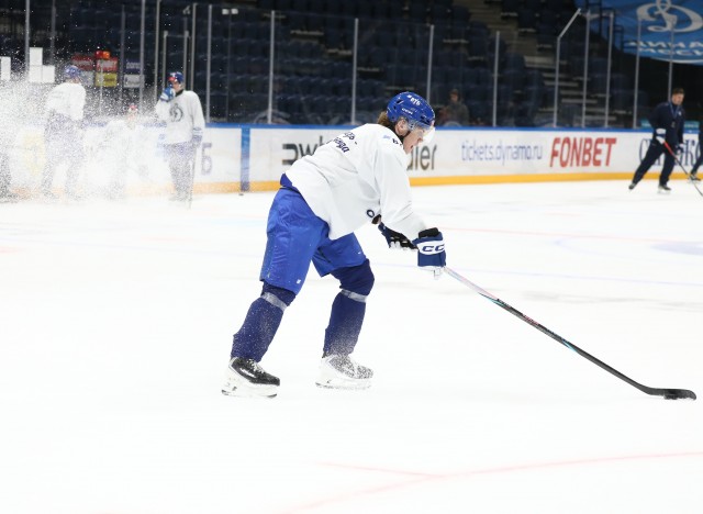 18.11.2025. Тренировка перед матчем с «Атлантом» на льду ВТБ Арены