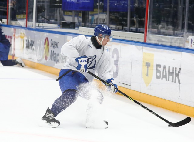 18.11.2025. Тренировка перед матчем с «Атлантом» на льду ВТБ Арены