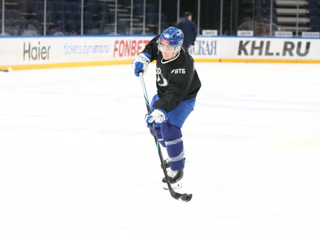 18.11.2025. Тренировка перед матчем с «Атлантом» на льду ВТБ Арены