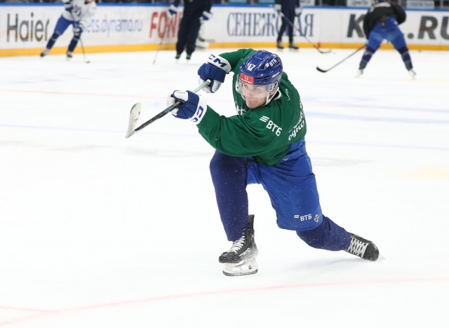 18.11.2025. Тренировка перед матчем с «Атлантом» на льду ВТБ Арены