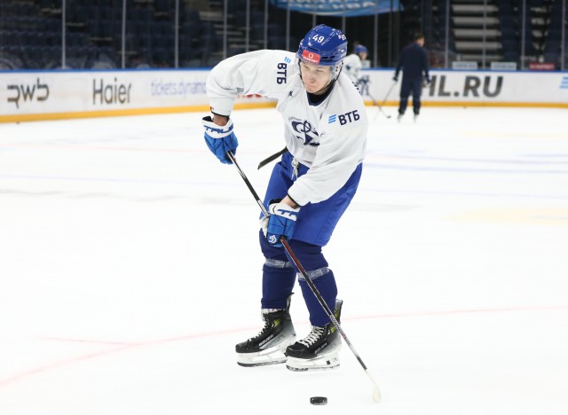 18.11.2025. Тренировка перед матчем с «Атлантом» на льду ВТБ Арены
