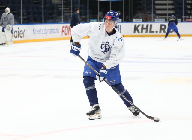 18.11.2025. Тренировка перед матчем с «Атлантом» на льду ВТБ Арены