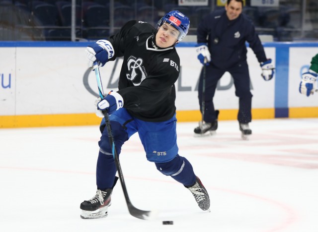 18.11.2025. Тренировка перед матчем с «Атлантом» на льду ВТБ Арены