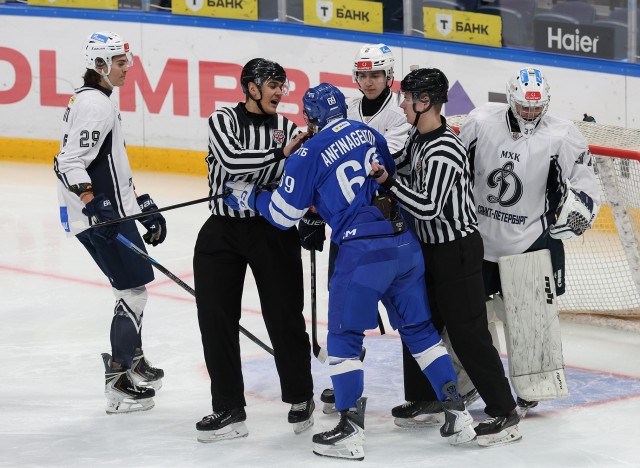 29.01.2026. МХК «Динамо» Мск — МХК «Динамо» СПб — 7:2