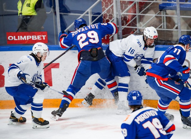20.02.2026. «Академия СКА» — МХК «Динамо» Мск — 3:4 Б