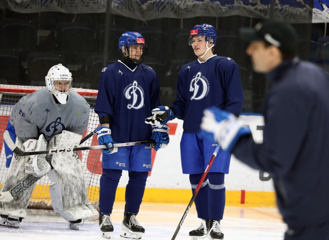 Тренировка перед матчами с «Локо»