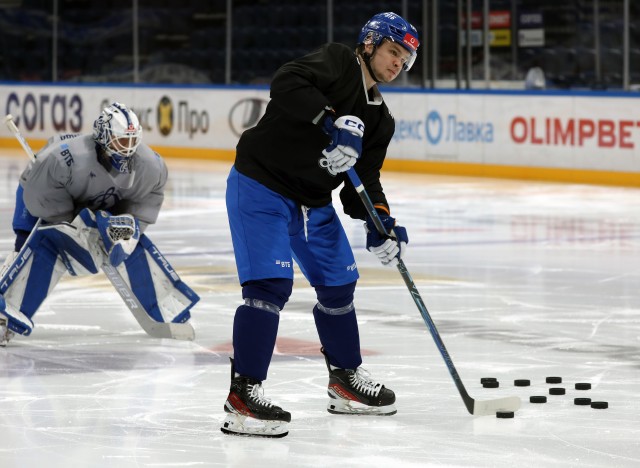 Тренировка перед матчами с «Локо»