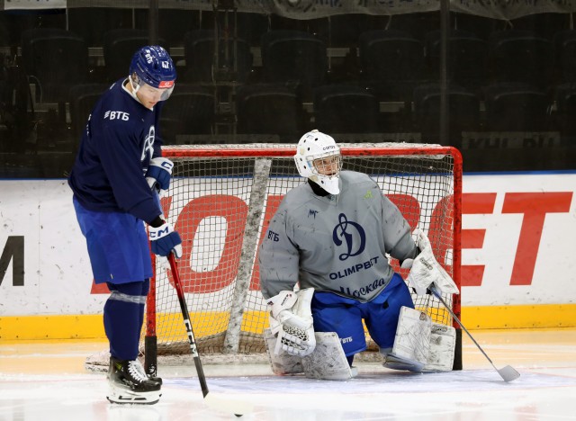 Тренировка перед матчами с «Локо»