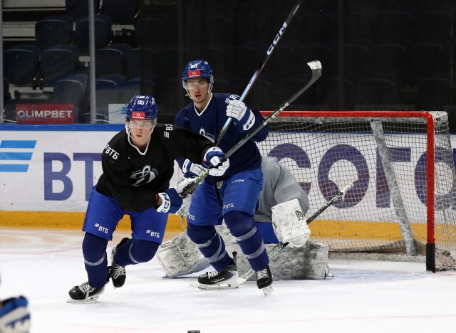 Тренировка перед матчами с «Локо»