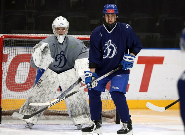 Тренировка перед матчами с «Локо»