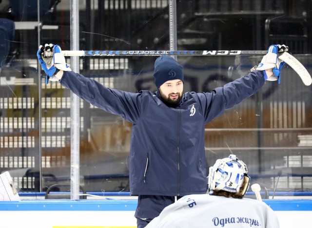 Тренировка перед матчами с «Локо»