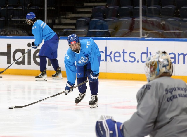 Тренировка перед матчами с «Локо»