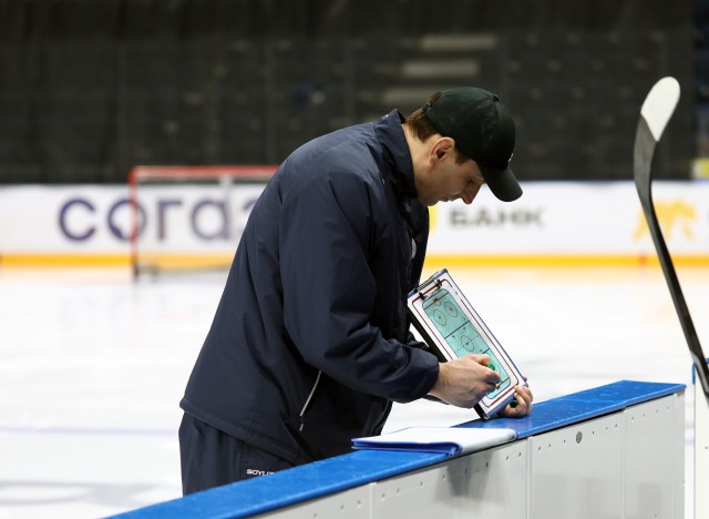 Тренировка перед матчами с «Локо»