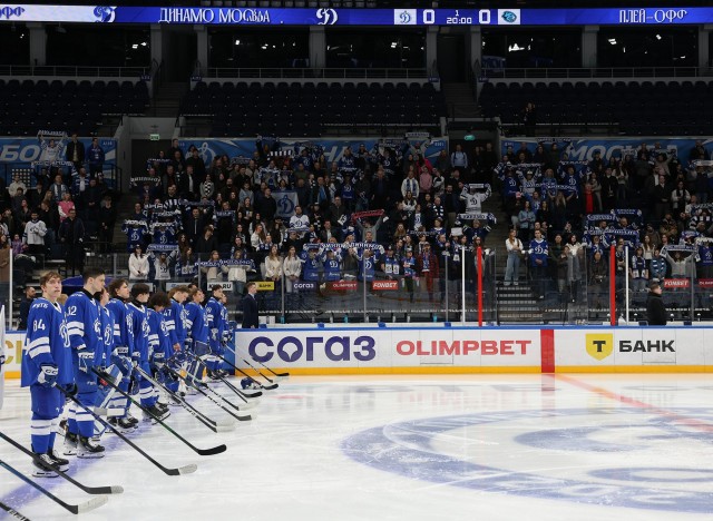 02.04.2026. 1/8 плей-офф Кубка Харламова. МХК «Динамо» Мск — «Динамо-Шинник» Матч 1 - 1:2